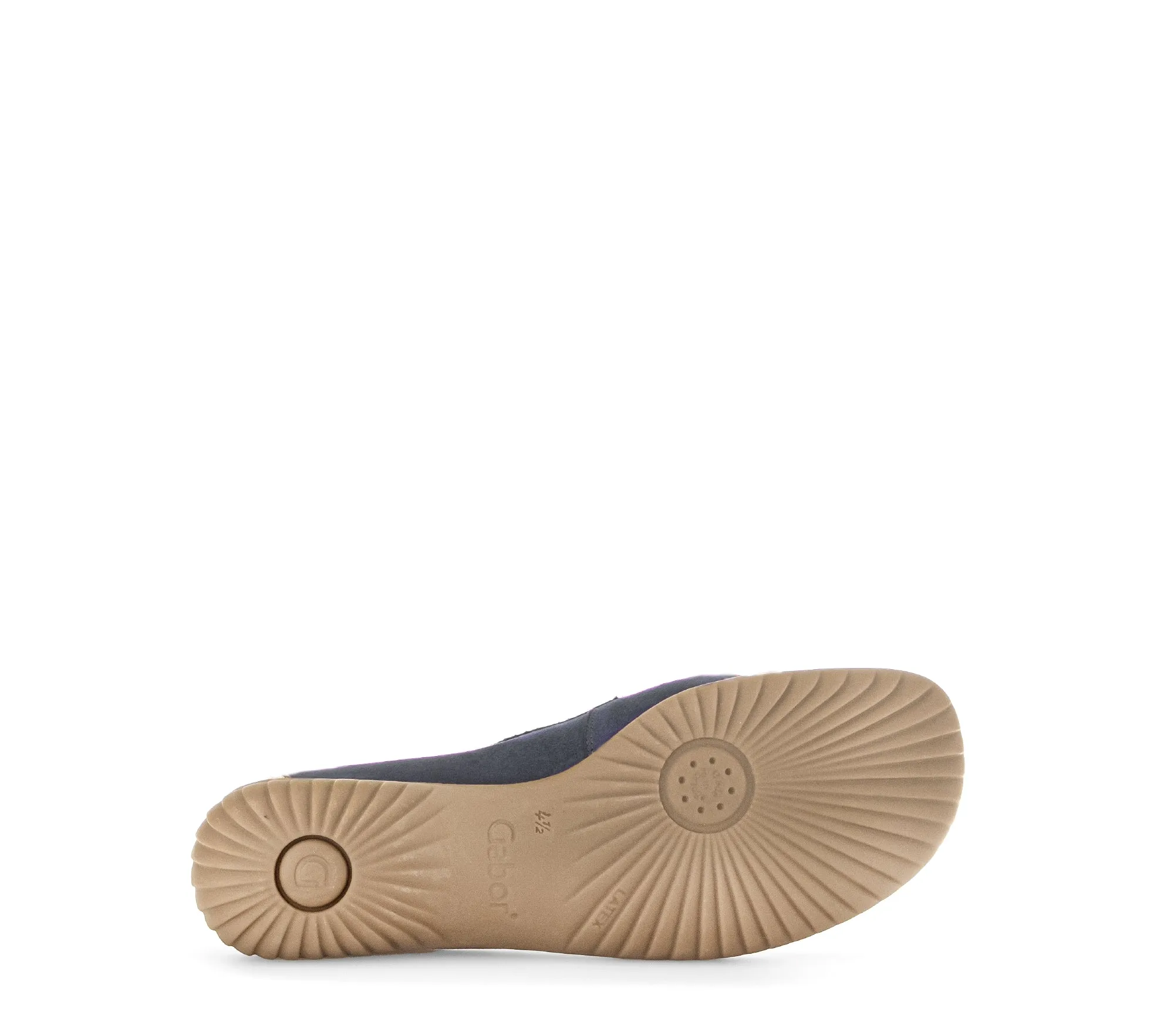 GABOR - 66.090.46 FLAT LOAFER - NAVY/TAN