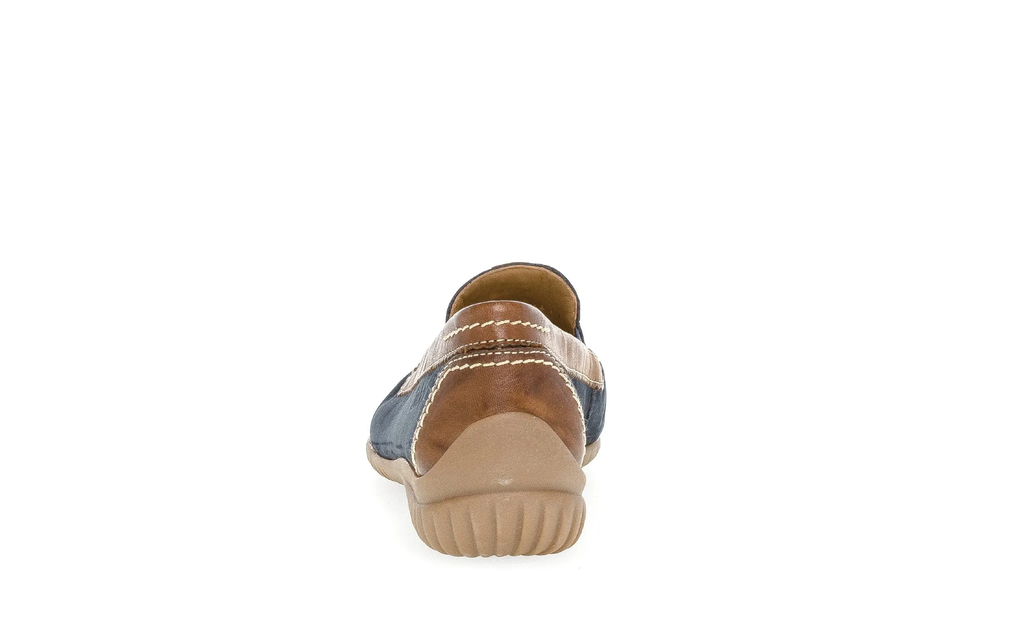 GABOR - 66.090.46 FLAT LOAFER - NAVY/TAN