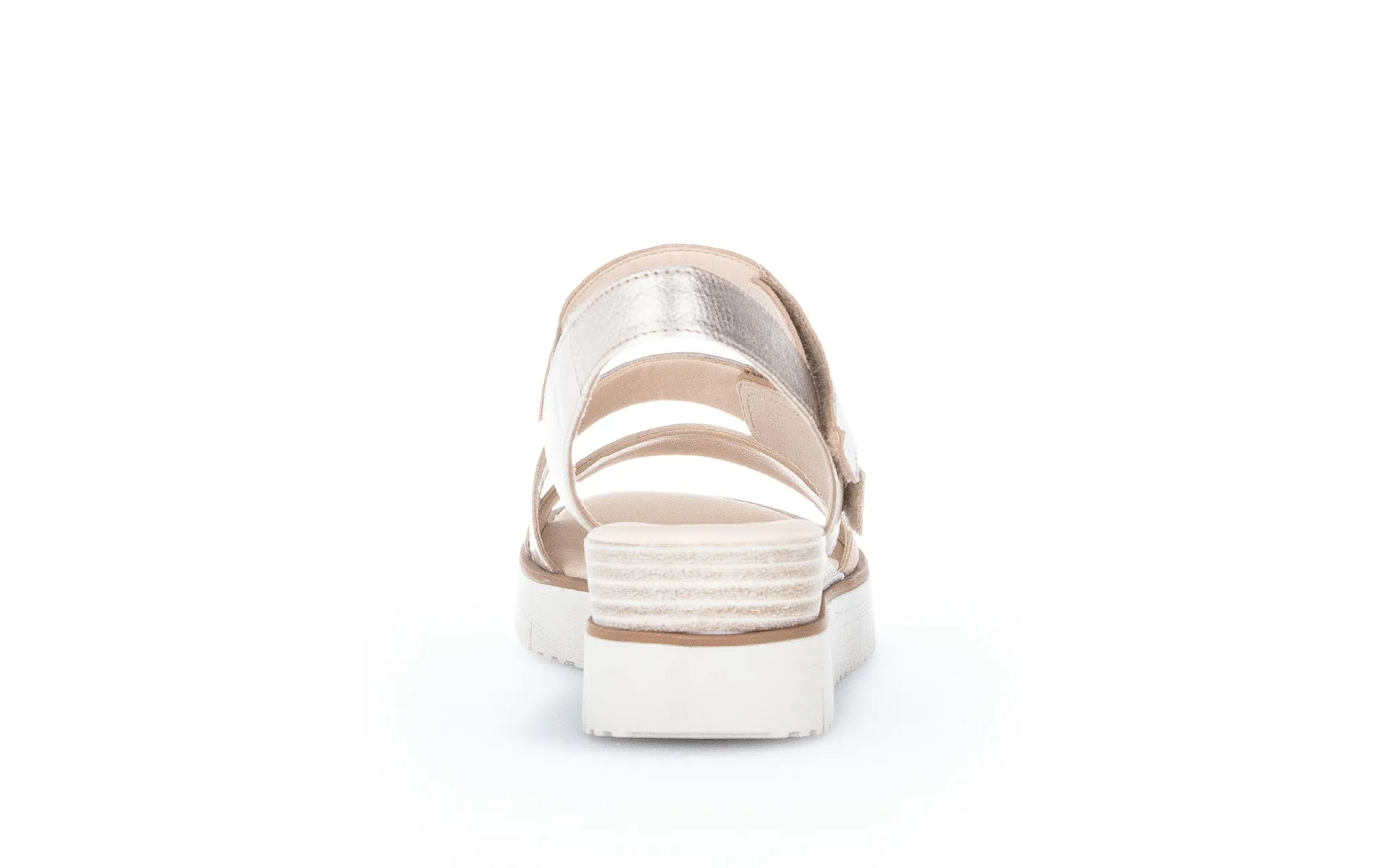 GABOR - 84.674.60 LOW WEDGE FASHION SANDAL - BEIGE COMB