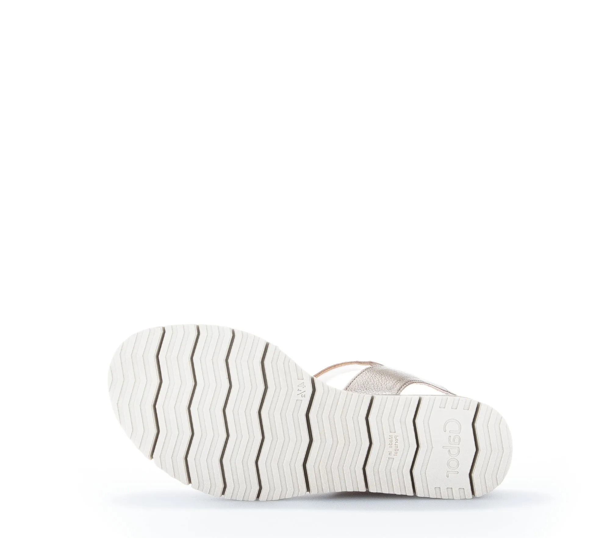 GABOR - 84.674.60 LOW WEDGE FASHION SANDAL - BEIGE COMB