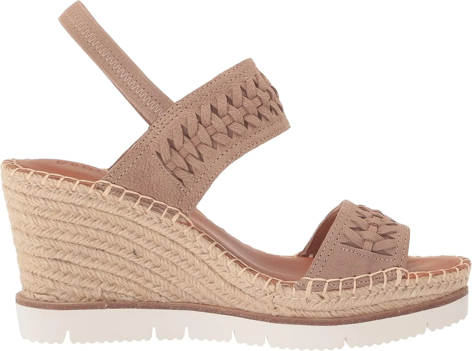 Gentle Souls by Kenneth Cole Women's Elyssa Two-Band Braid Wedge Sandal