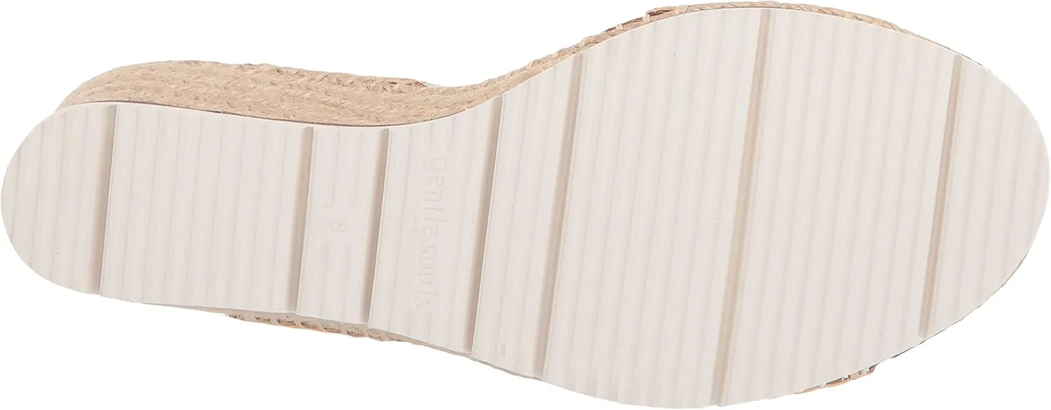 Gentle Souls by Kenneth Cole Women's Elyssa Two-Band Braid Wedge Sandal