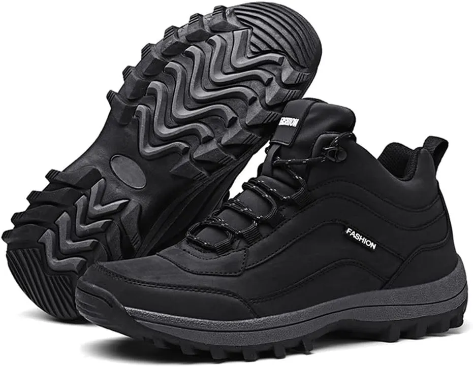 GEXECEUSS Hiking Shoes Men Lightweight Outdoor Wading Breathable Sneakers Low-Top Anti Slip Shock Absorption Camping Walking Shoes
