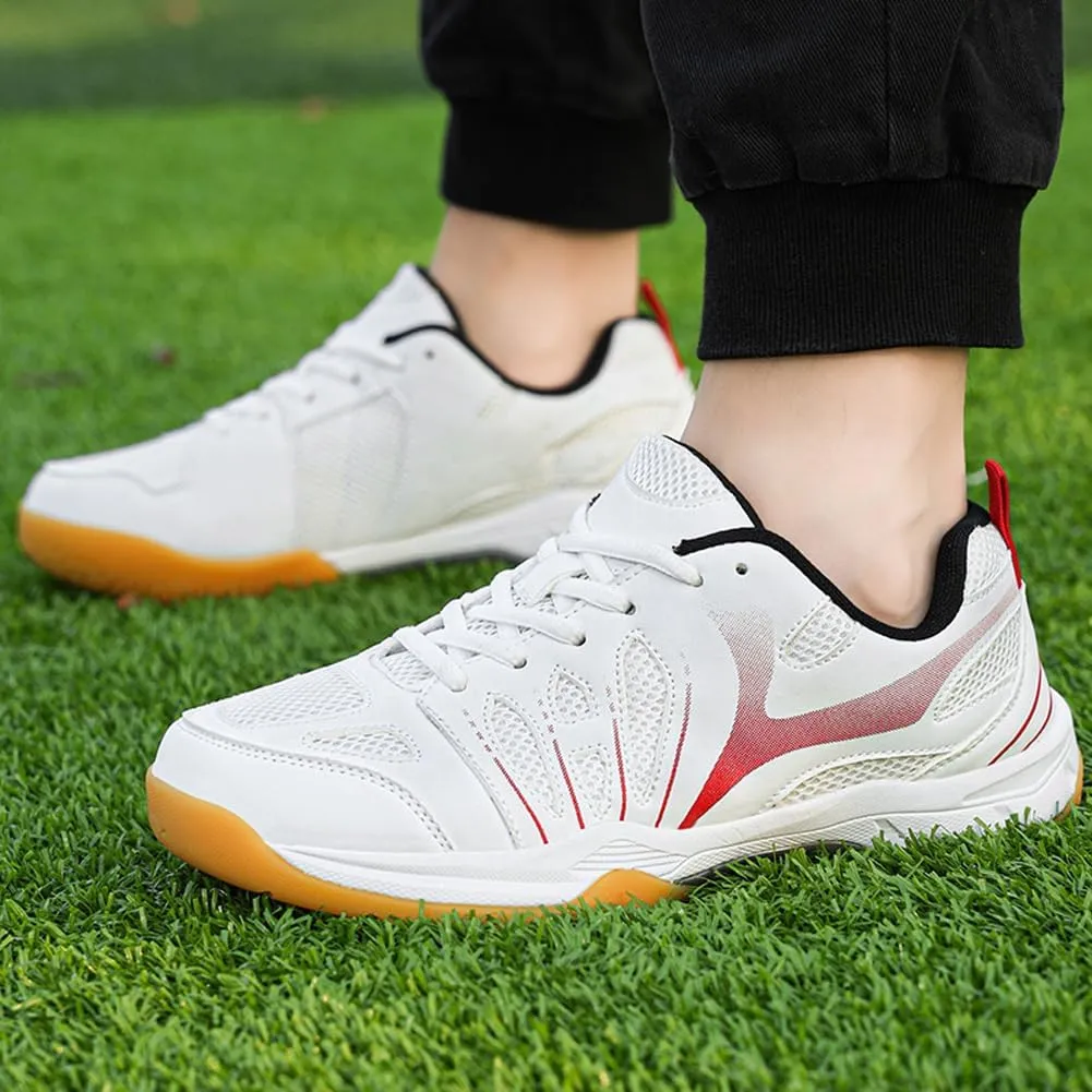 GEXECEUSS Men's Comfortable Badminton Shoes for Sport: Womens Breathable Tennis Shoes for Training - Adults Pickleball Sneakers