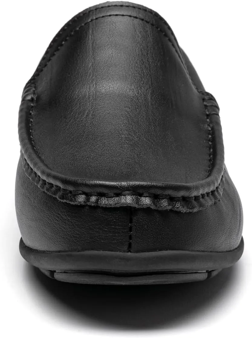 Go Tour Men’s Casual Leather Fashion Slip on Loafers Shoes