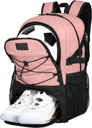 Goloni Soccer Backpack,Basketball Backpack with Ball Compartment & Shoe Compartment,Backpack for Basketball,Soccer