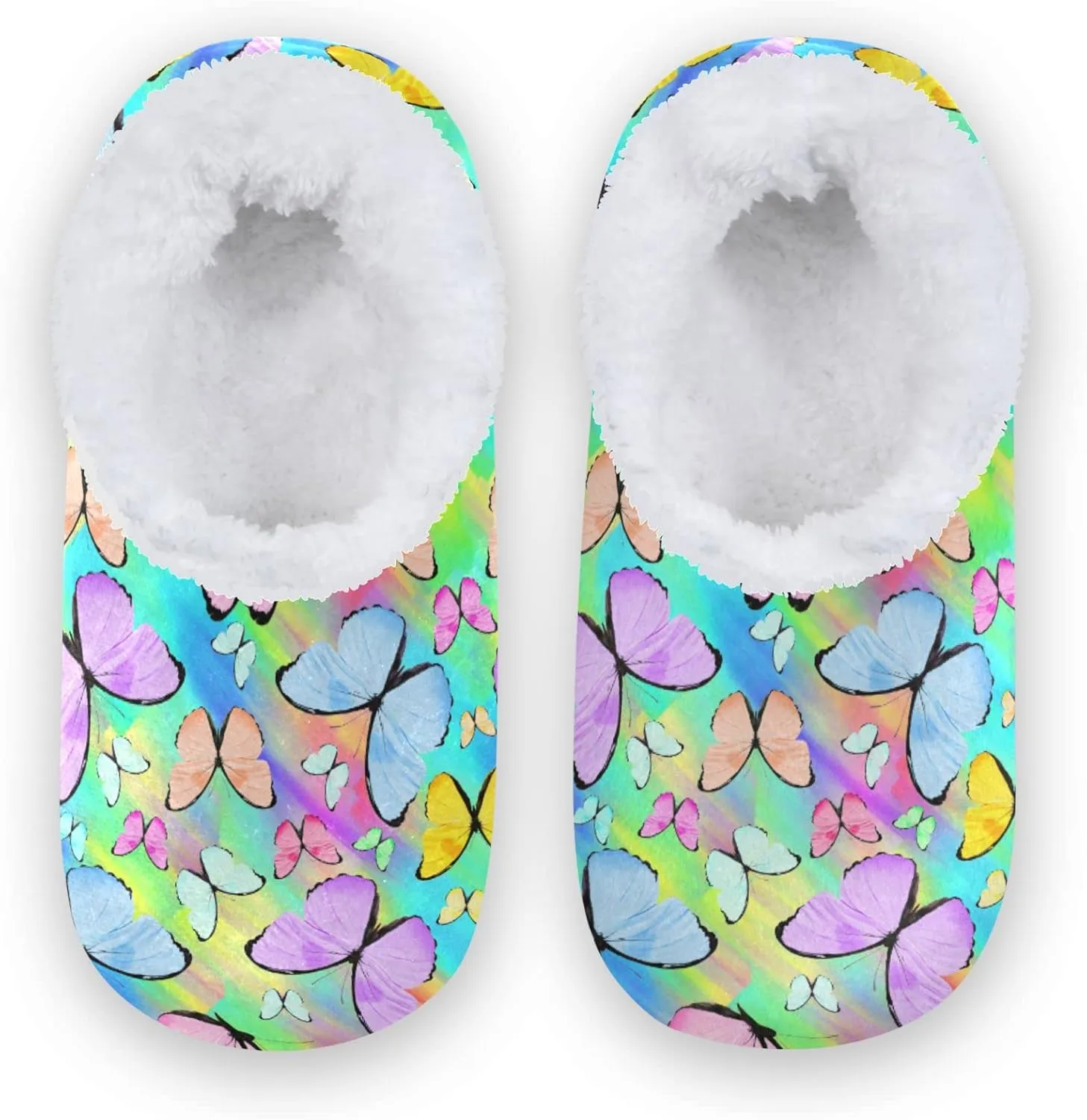 Gredecor Boys Girls Toddler Slippers Home House Slippers Warm Fur Non Slip Plush Indoor Slipper Socks for Kids¡­