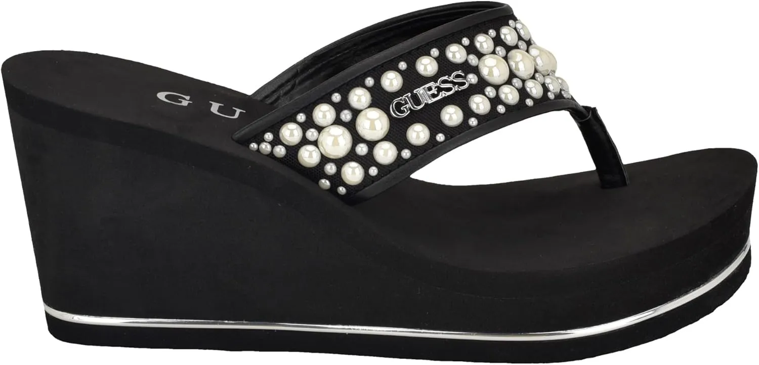 GUESS Women's Silus Wedge Sandal