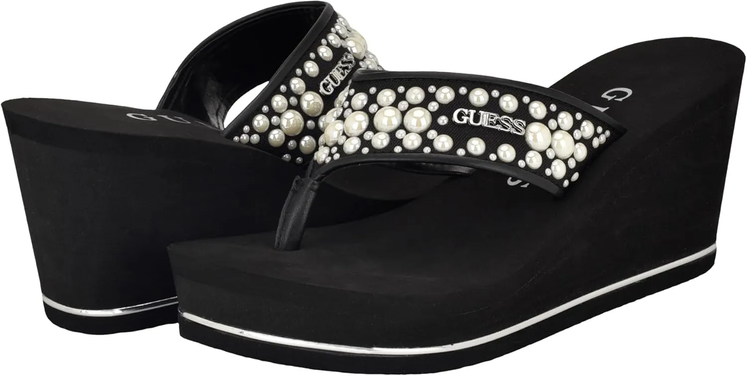 GUESS Women's Silus Wedge Sandal