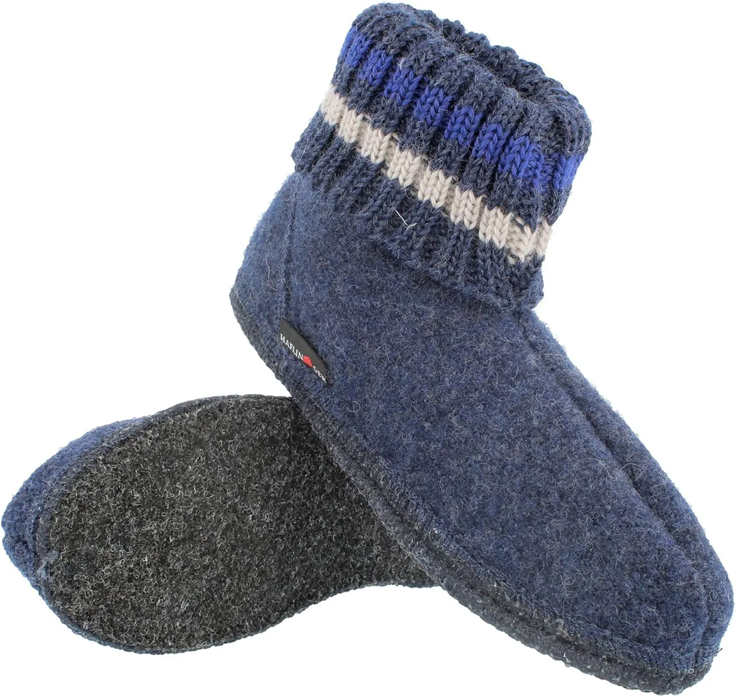 HAFLINGER Men's Hi-Top Slippers, xx