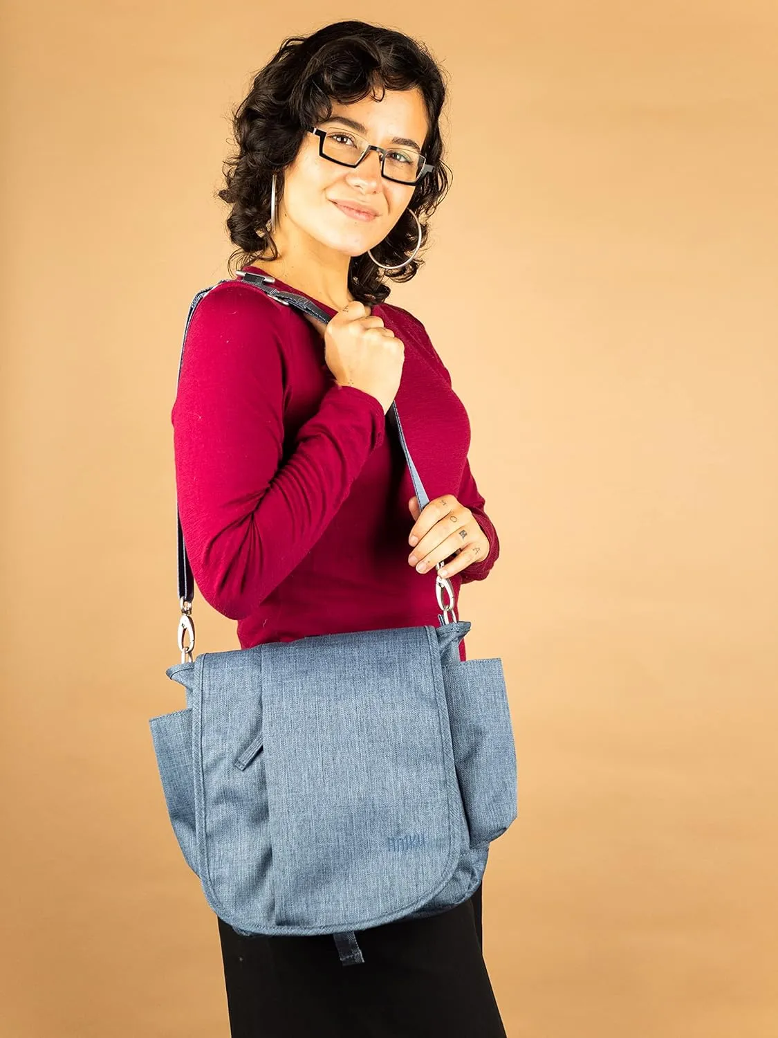 HAIKU To Go Convertible 2.0 Crossbody and Backpack Messenger-Style Travel Bag with Adjustable Shoulder Straps, Dual Pockets