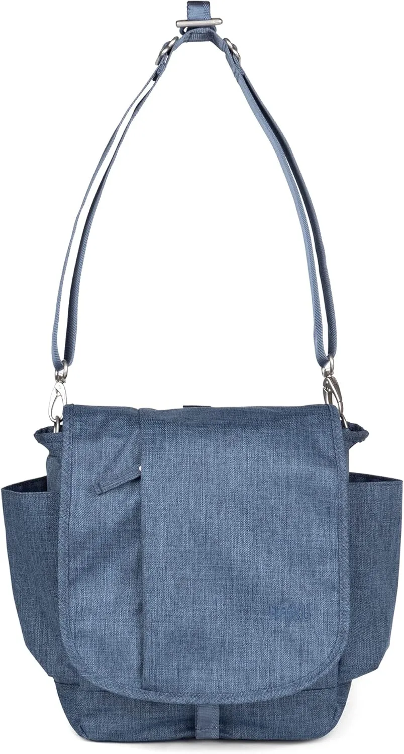 HAIKU To Go Convertible 2.0 Crossbody and Backpack Messenger-Style Travel Bag with Adjustable Shoulder Straps, Dual Pockets