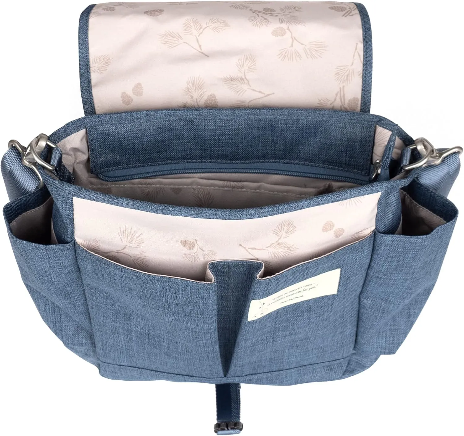 HAIKU To Go Convertible 2.0 Crossbody and Backpack Messenger-Style Travel Bag with Adjustable Shoulder Straps, Dual Pockets