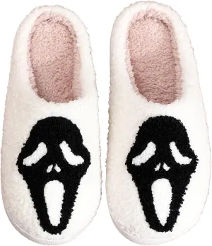 Halloween Christmas Slippers Holiday Slipper House Shoes Home Slipper for Women Fuzzy Outdoor Indoor Bedroom Slippers