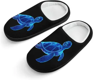 Hawaiian Sea Turtle Slippers Non-slip House Slippers Home Shoes Indoor Outdoor Slippers For Girls Boys