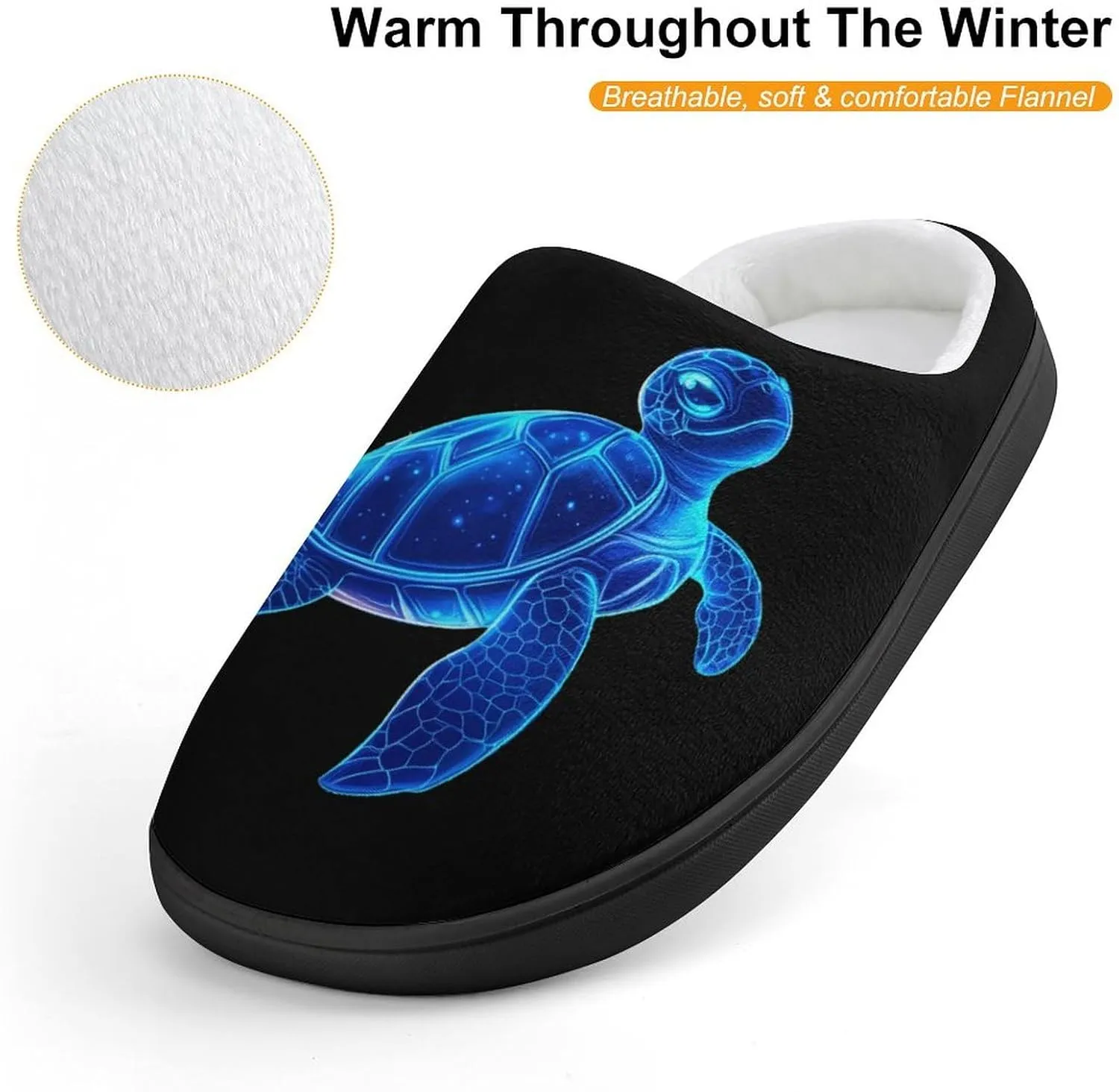 Hawaiian Sea Turtle Slippers Non-slip House Slippers Home Shoes Indoor Outdoor Slippers For Girls Boys