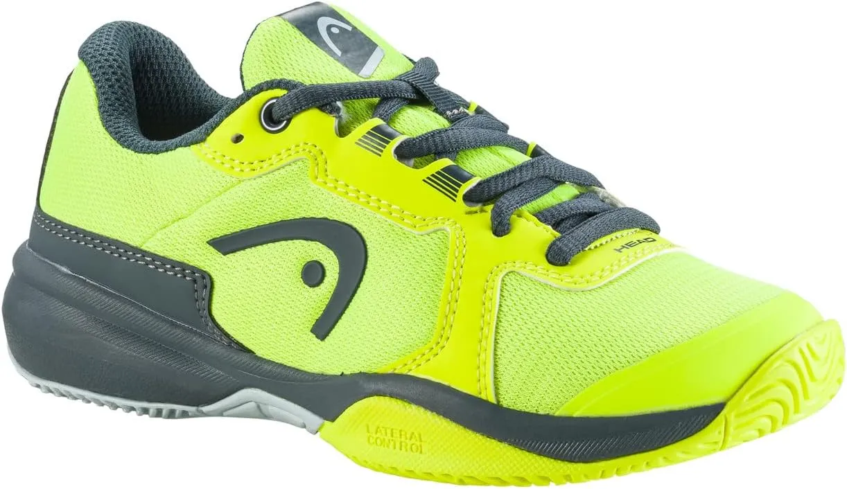 HEAD Junior Sprint 3.5 Tennis Shoes (US, Yellow/Green, Numeric_4)