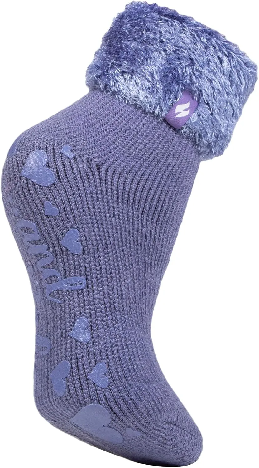 HEAT HOLDERS - Lounge Thermal Non Slip Bed Socks With Grip for Women