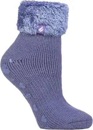 HEAT HOLDERS - Lounge Thermal Non Slip Bed Socks With Grip for Women