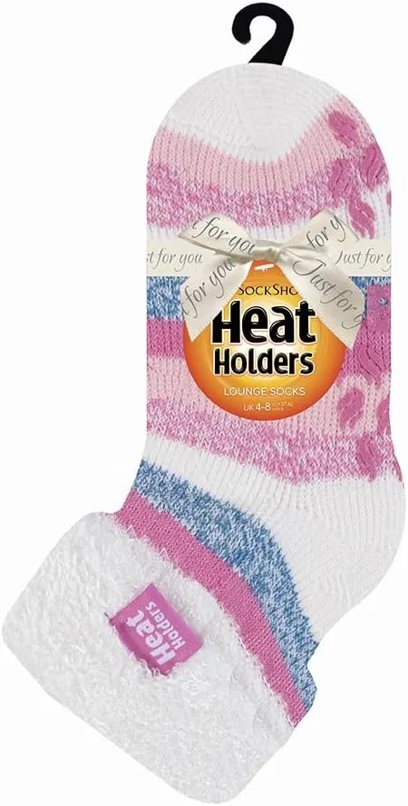 HEAT HOLDERS - Lounge Thermal Non Slip Bed Socks With Grip for Women