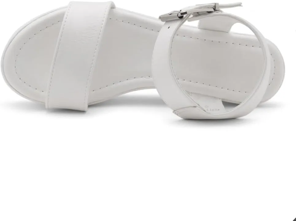 Herstyle Carita Womens Platform Sandals Open Toe Ankle Strap Flatform Wedge Casual Sandal Black White Chunky Platform Sandals Comfortable Lightweight Lug Sole Wedges for Summer