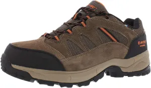 HI-TEC Men's Ridge Low Waterproof I Brown Ankle-High Leather Hiking Shoe - 8 M