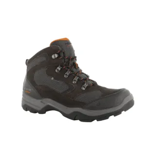 Hi-Tec STORM WIDE Mens Hiking Boots Dark Brown