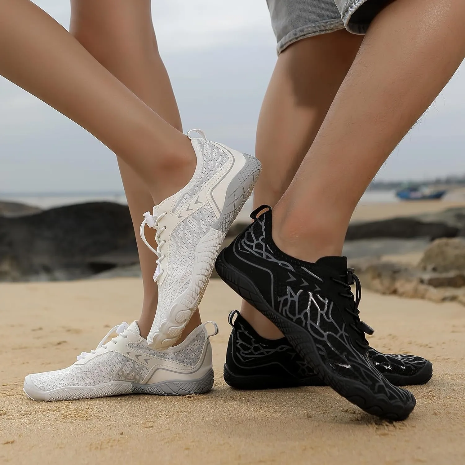 Hike Barefoot Footwear Women Men Pro Barefoot Shoes with Wide Toe Box Healthy & Non-Slip Hiking Shoes Unisex Women Water Shoe Men Outdoor Athletic Lightweight Breathable Comfy Athletic Footwear