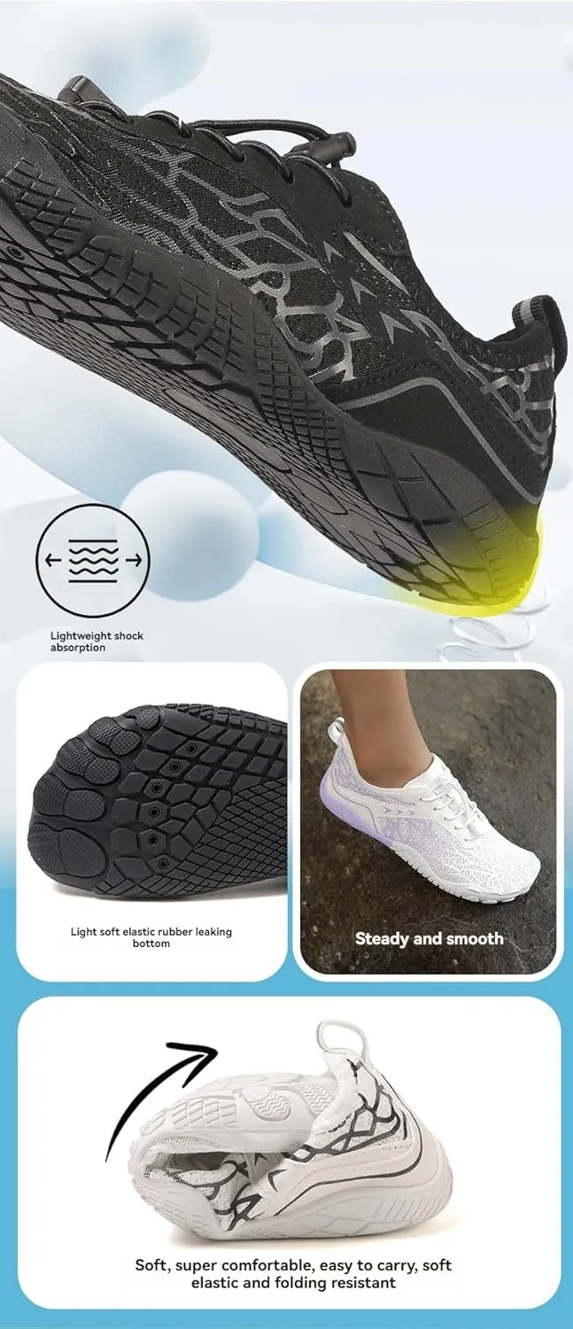 Hike Barefoot Footwear Women Men Pro Barefoot Shoes with Wide Toe Box Healthy & Non-Slip Hiking Shoes Unisex Women Water Shoe Men Outdoor Athletic Lightweight Breathable Comfy Athletic Footwear