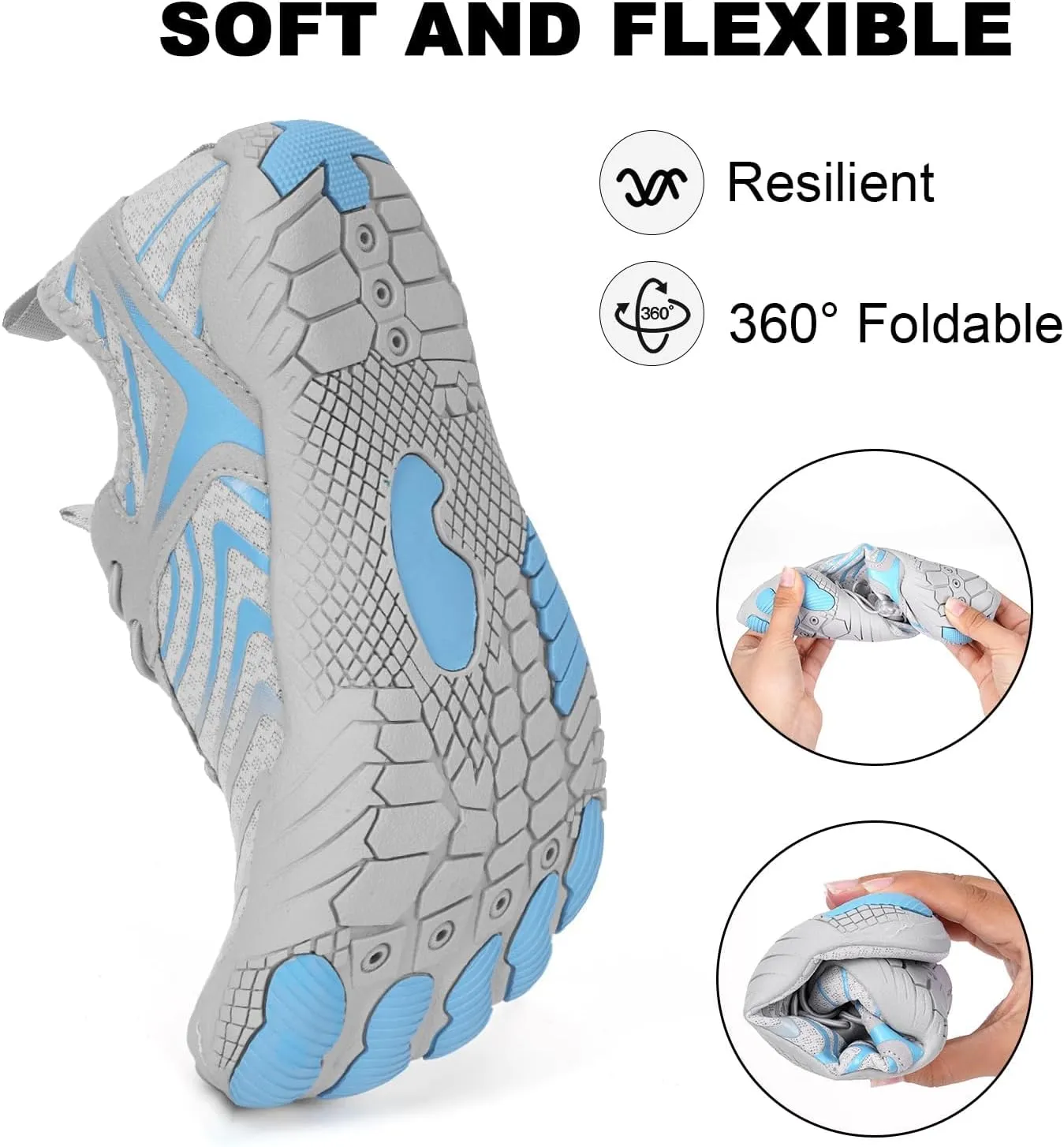 Hike Barefoot Shoes for Women Men, Non Slip Healthy Grounded Footwear, Breathable Trail Running Shoes, Minimalist Wide Toe Box Zero Drop Cross Trainer Sneakers, Unisex Outdoor Footwear