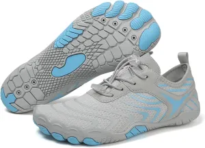 Hike Barefoot Shoes for Women Men, Non Slip Healthy Grounded Footwear, Breathable Trail Running Shoes, Minimalist Wide Toe Box Zero Drop Cross Trainer Sneakers, Unisex Outdoor Footwear
