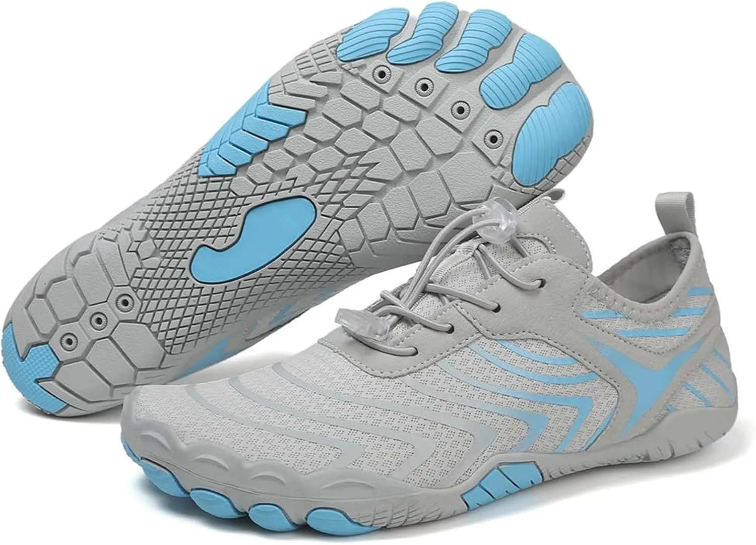 Hike Barefoot Shoes for Women Men, Non Slip Healthy Grounded Footwear, Breathable Trail Running Shoes, Minimalist Wide Toe Box Zero Drop Cross Trainer Sneakers, Unisex Outdoor Footwear
