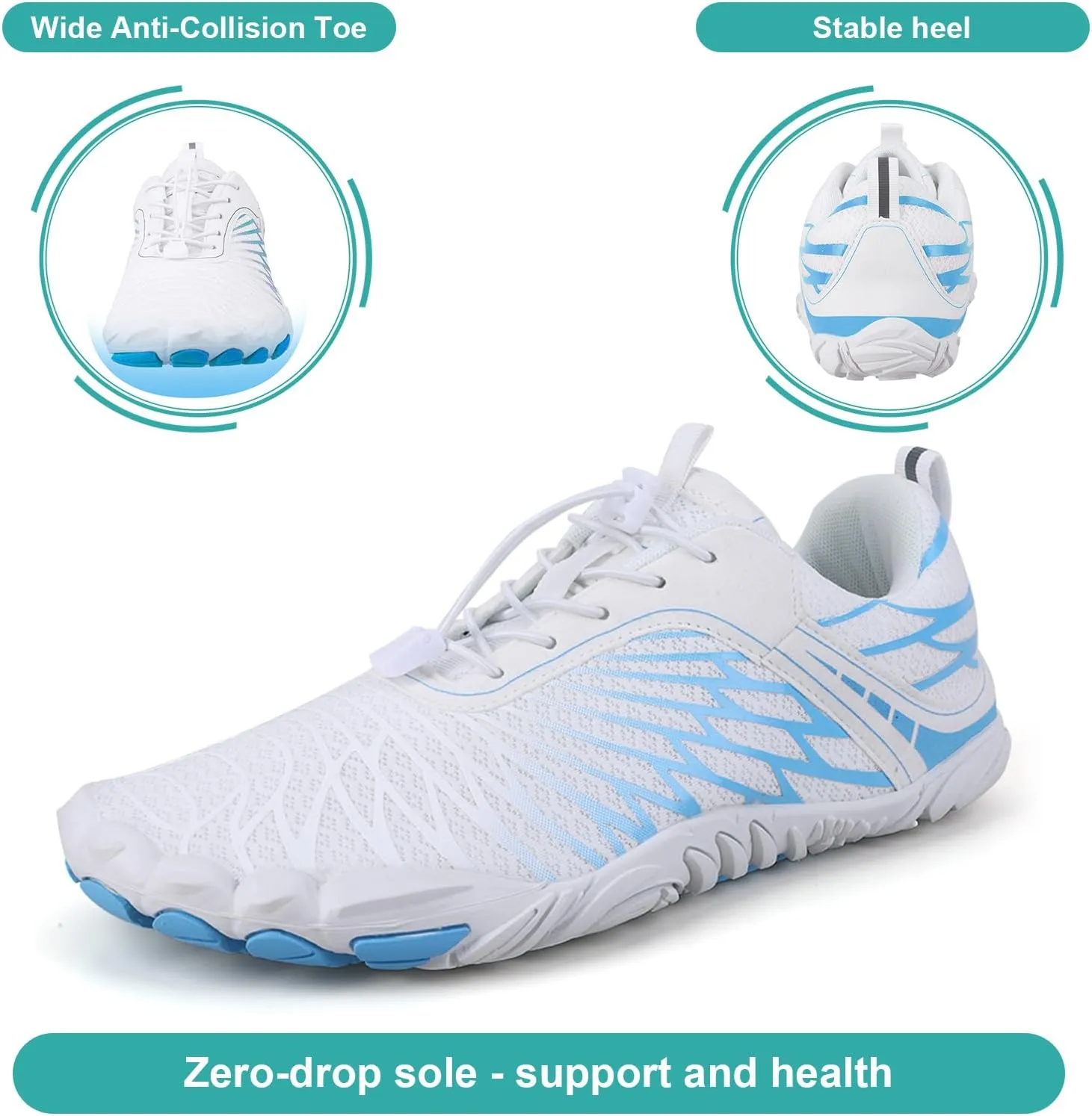 Hike Barefoot Shoes Women Men Non-Slip Healthy Barefoot Shoes Womens Mens Breathable Fashion Trail Rnning Hiking Shoe Womens Mens Wide Toe Zero Drop Shoe