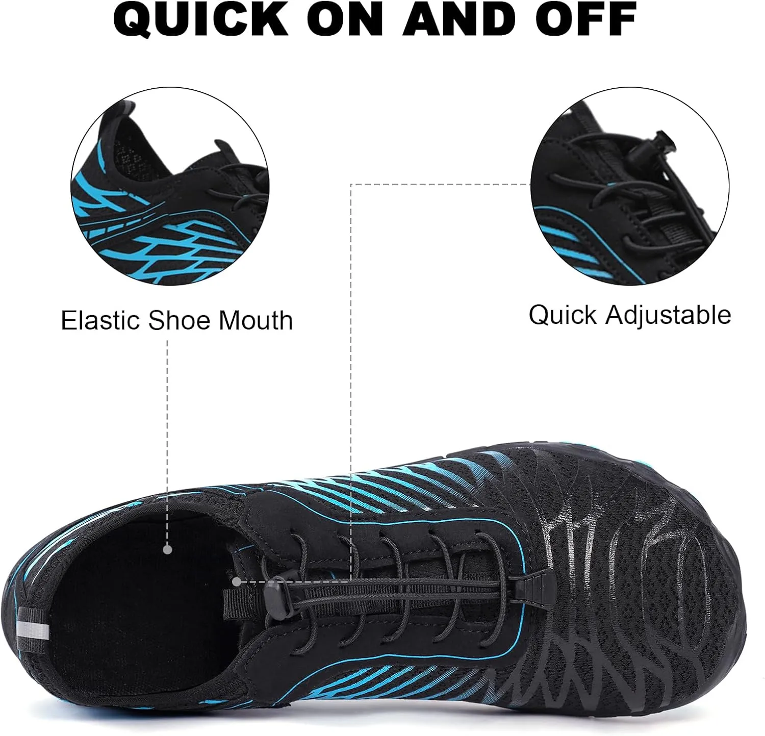 Hike Barefoot Shoes Womens Mens, Pro Water Shoe Women Men Footwear Barefoot Hike Shoes for Travel, Wide Toe Box Non-Slip Breathable Zero Drop Shoe