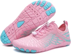 Hike Barefoot Shoes Womens Mens, Pro Water Shoe Women Men Footwear Barefoot Hike Shoes for Travel, Wide Toe Box Non-Slip Breathable Zero Drop Shoe