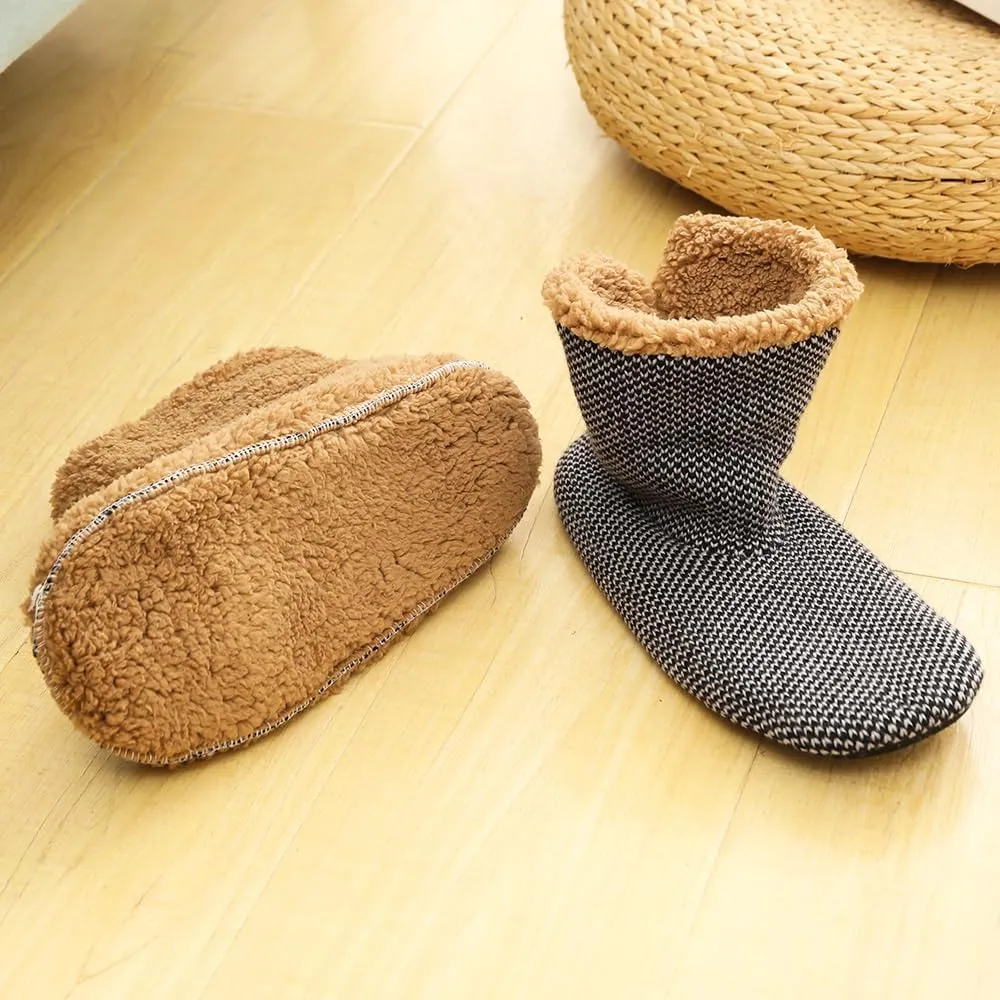 home Non slip floor socks,foot protection covers,Slippers Thick velvet,autumn and winter warm foot protection covers