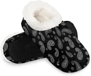 House Slippers for Women Men Winter Fuzzy Memory Foam Slippers Indoor Warm Full Slippers