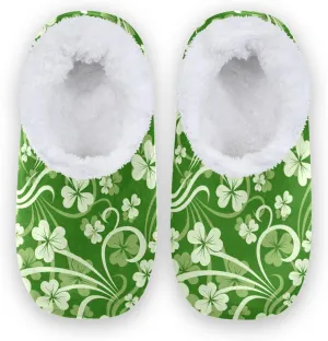 House Slippers Fuzzy Memory Foam Soft Slipper Socks for Woman Men