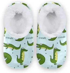 House Slippers Fuzzy Memory Foam Soft Slipper Socks for Woman Men
