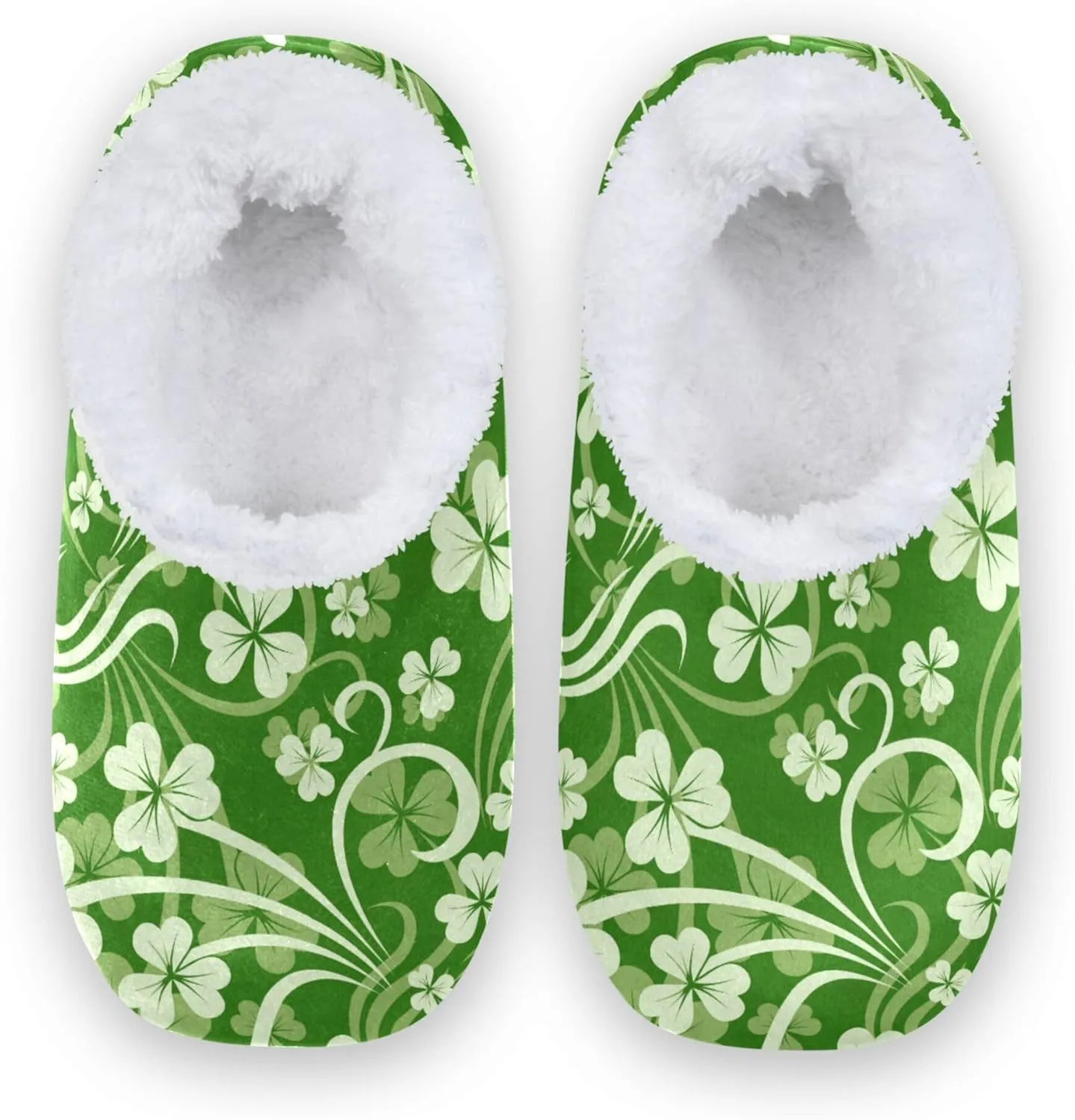 House Slippers Fuzzy Memory Foam Soft Slipper Socks for Woman Men