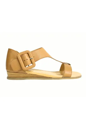 Huntlee Camel Leather Sandals