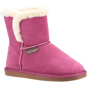 Hush Puppies Women's Ashleigh Slipper Bootie in Rose