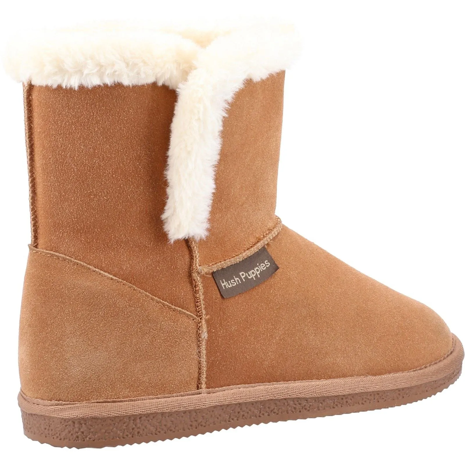 Hush Puppies Women's Ashleigh Slipper Bootie in Tan