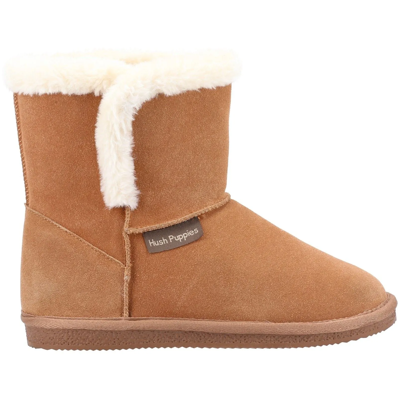 Hush Puppies Women's Ashleigh Slipper Bootie in Tan