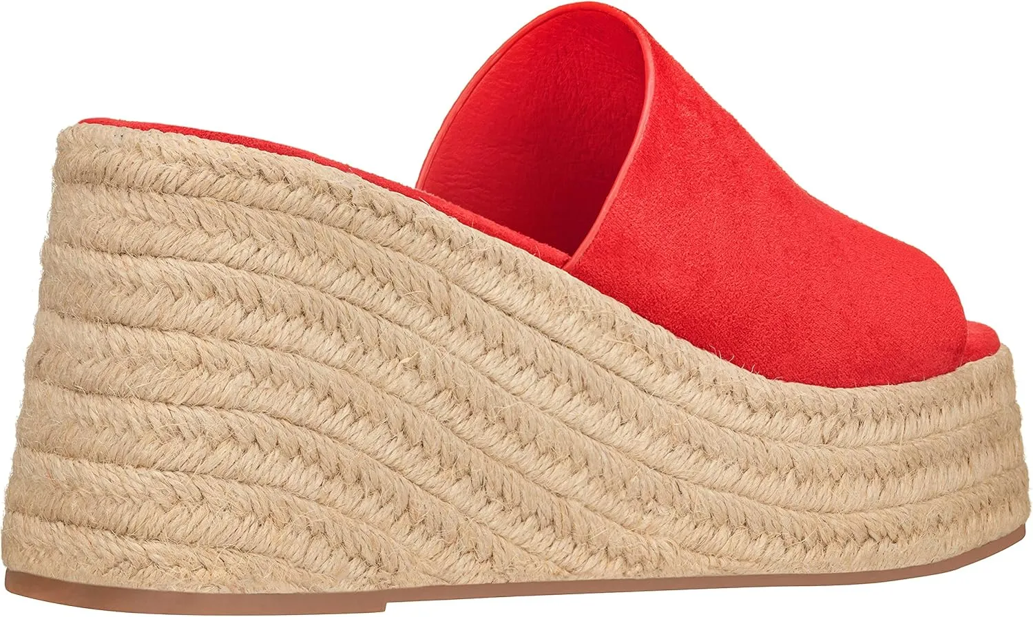 ILLUDE Women's Wedge Sandal Espadrille Platform Slip On Open Toe Wedge Heel Sandals