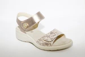 IMAC - LOW WEDGE COMFORT SANDAL - GOLD