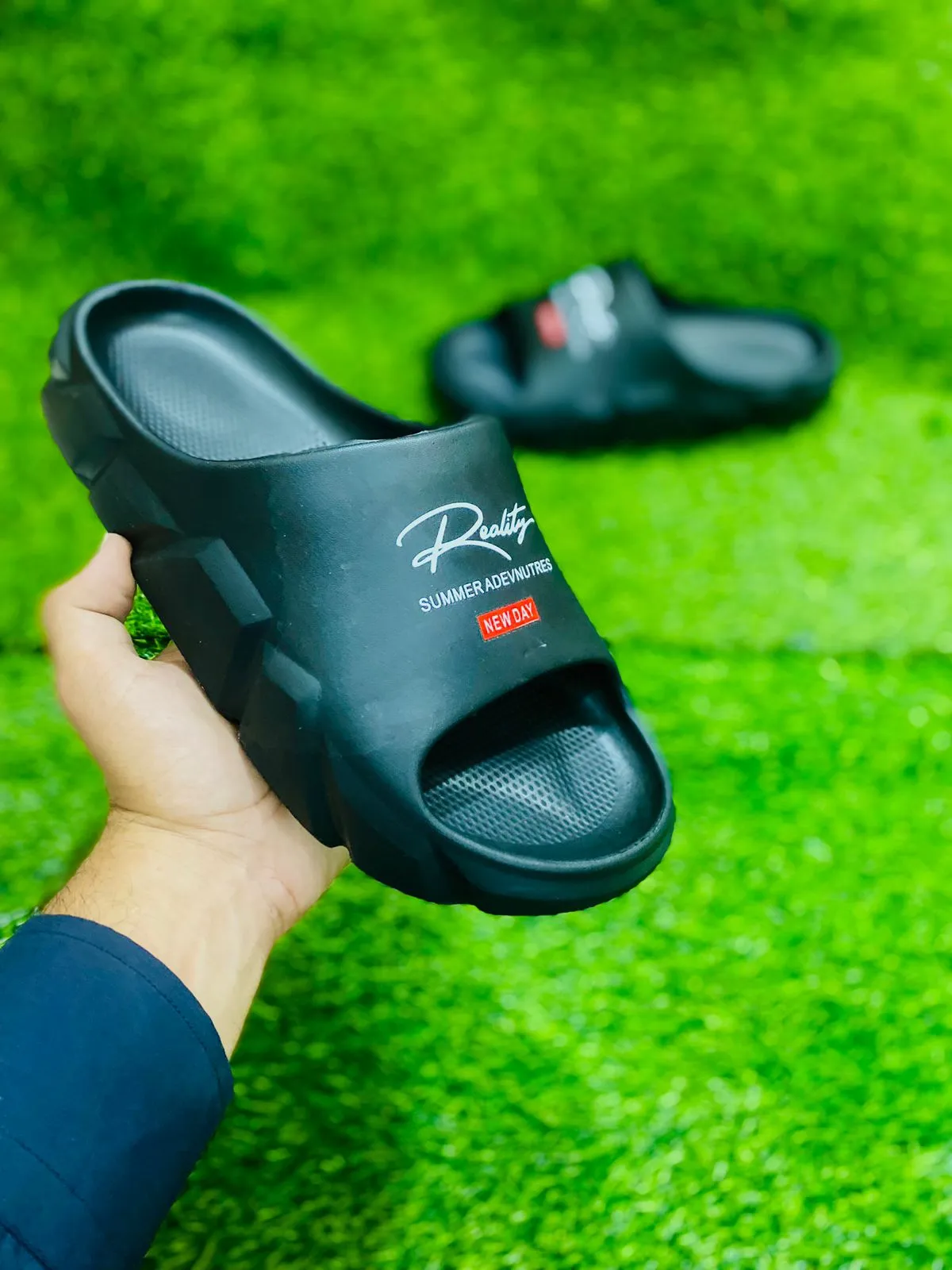 Imported premium Quality Flip Flop Slipper For Men Non Slip Slide (with box)  Black