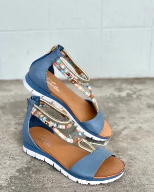 Isabella Tash Blue Sandal
