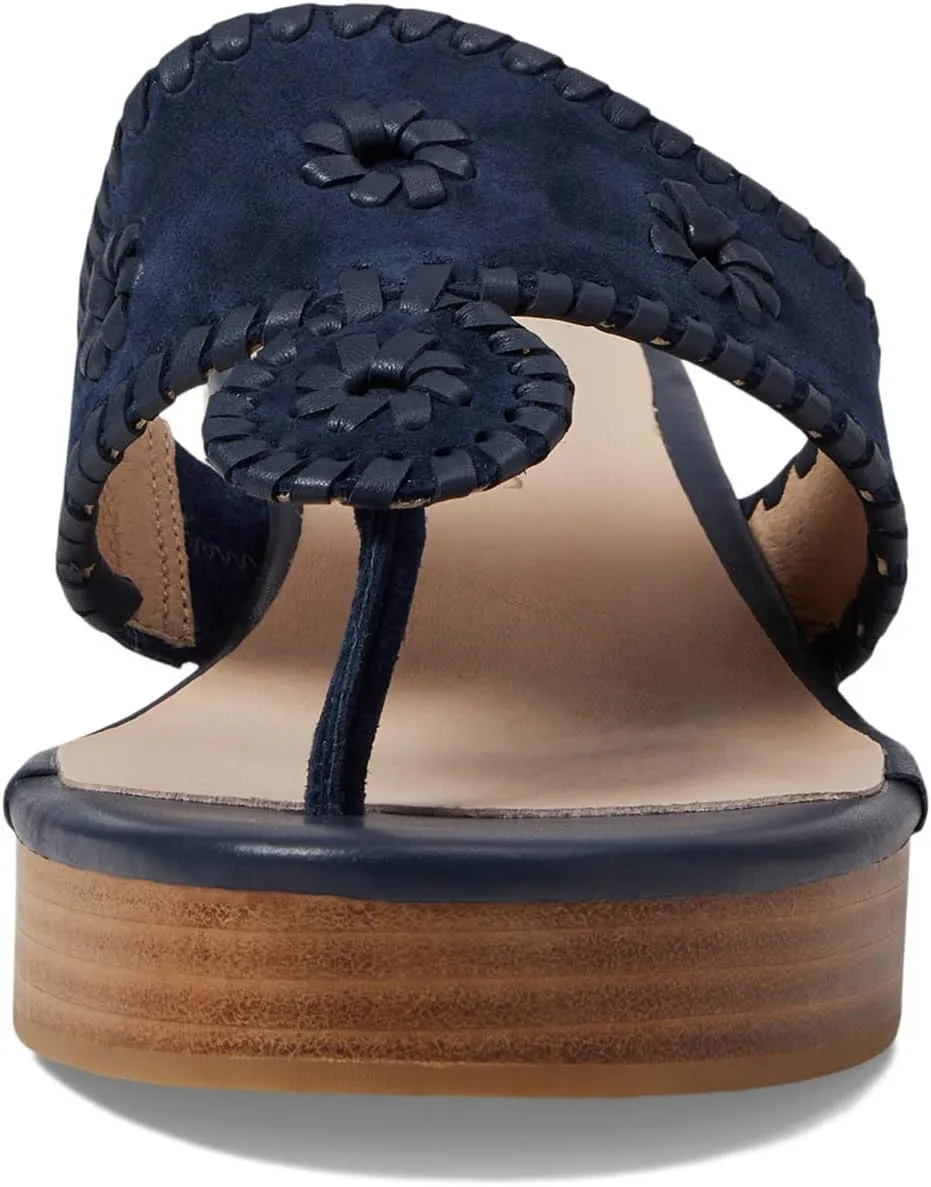 Jack Rogers Women's Jacks Mid Wedge-Suede/Stacked Sandal