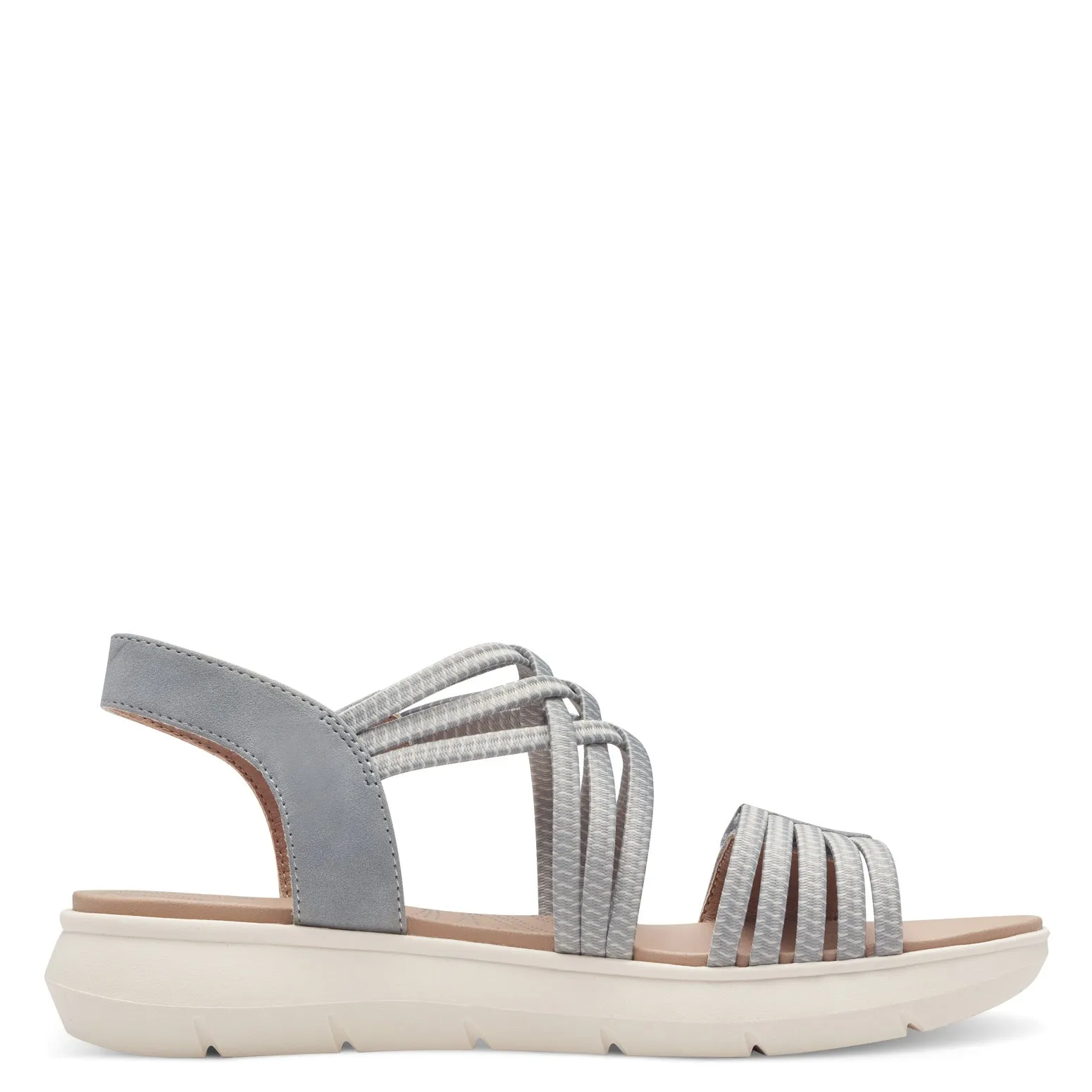 JANA - 28766-802 FLAT COMFORT SANDAL - DENIM BLUE